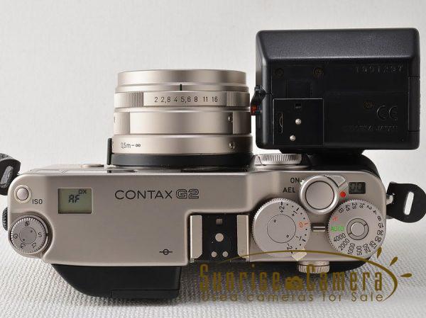 CONTAX G2 軍艦部上面