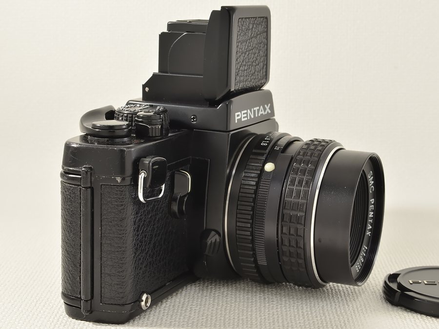 ウエストレベルファインダーFF-1を付けたPENTAX LX