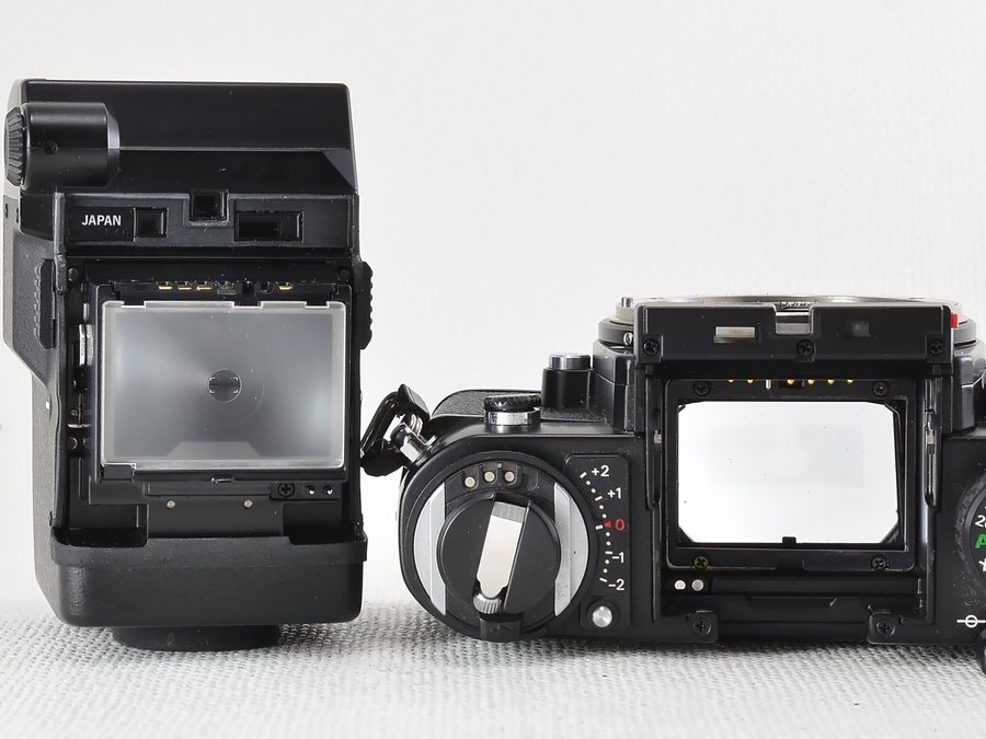 Nikon F3AF ファインダーとボディの接合部