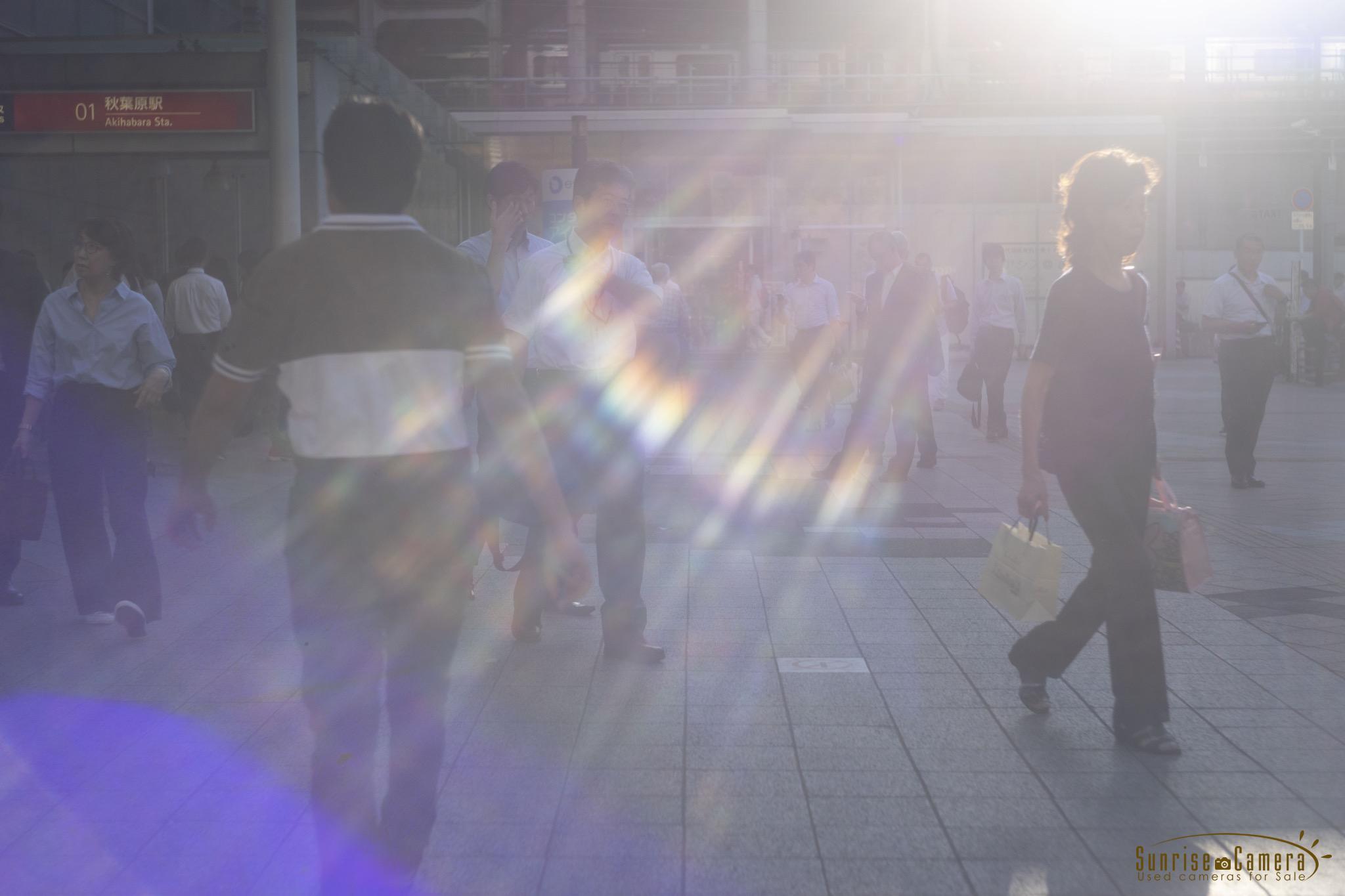 太陽が画面の外にある