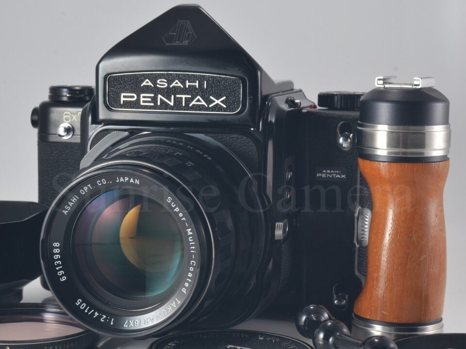 PENTAX 6×7 前期型 アイレベル オーバーホール済 / Super Multi Coated 6×7 105mm F2.4 コンプリートセット