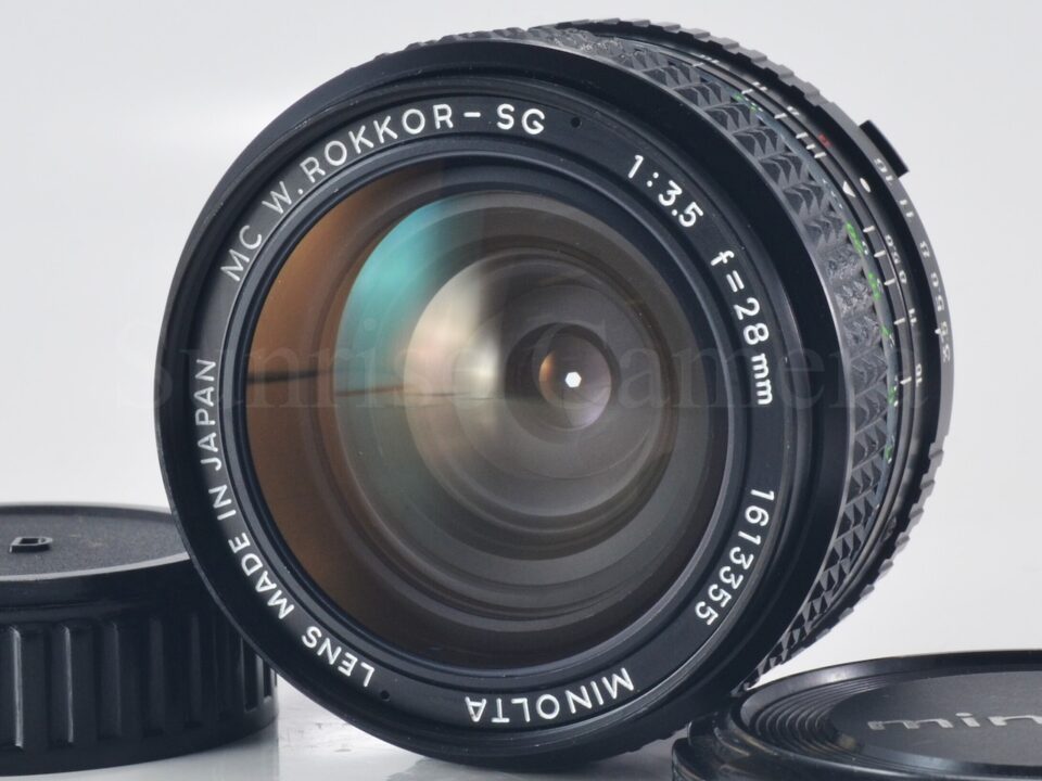 MINOLTA MC W.ROKKOR-SG 28mm F3.5